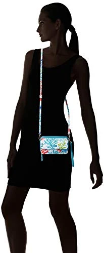 Vera Bradley Iconic RFID All In One Crossbody, Signature Cotton, Shore Thing 6 Vera Bradley Iconic RFID All In One Crossbody, Signature Cotton, Shore Thing - Image 6