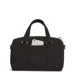 Vera Bradley Women's Microfiber 100 Handbag, Classic Black 8 Vera Bradley Women's Microfiber 100 Handbag, Classic Black -Vera Bradley 31Nbu2Hc23L