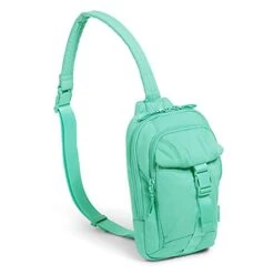 Vera Bradley Utility Sling Backpack, Turquoise Sky-Recycled Cotton -Vera Bradley 31eP0ZCIsxS