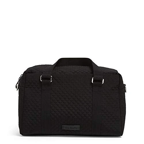 Vera Bradley Women's Microfiber 100 Handbag, Classic Black 5 Vera Bradley Women's Microfiber 100 Handbag, Classic Black - Image 5