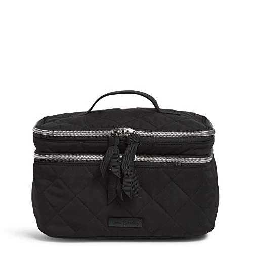 Vera Bradley Women's Organizer Vera Bradley Women S Performance Twill Brush Up Cosmetic Makeup Case Black One Size, Black, One Size US 1 Vera Bradley Women's Organizer Vera Bradley Women S Performance Twill Brush Up Cosmetic Makeup Case Black One Size, Black, One Size US