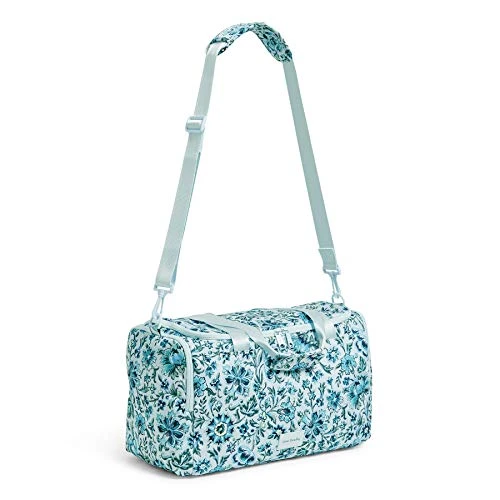Vera Bradley Women's Recycled Lighten Up ReActive Small Gym Travel Bag, Cloud Floral, One Size 3 Vera Bradley Women's Recycled Lighten Up ReActive Small Gym Travel Bag, Cloud Floral, One Size - Image 3