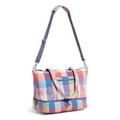 Vera Bradley Cotton Deluxe Tote Travel Bag, Tropics Plaid 9 Vera Bradley Cotton Deluxe Tote Travel Bag, Tropics Plaid -Vera Bradley 416pAtgQ05L