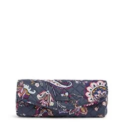 Vera Bradley Cotton On A Roll Makeup Brush & Pencil Case, Felicity Paisley