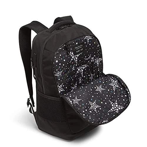 Vera Bradley Recycled Lighten Up Reactive Grand Backpack, Black 3 Vera Bradley Recycled Lighten Up Reactive Grand Backpack, Black - Image 3