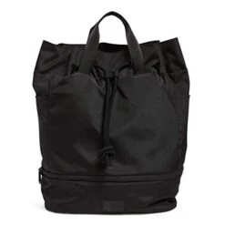 Vera Bradley Women's Recycled Lighten Up ReActive Sport Gym Bag, Black