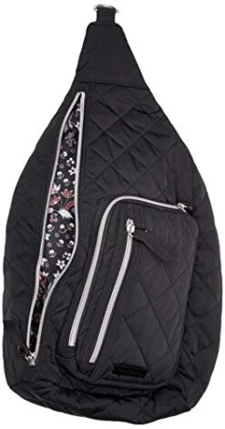 Vera Bradley Women's Performance Twill Sling Backpack, Black, One Size 7 Vera Bradley Women's Performance Twill Sling Backpack, Black, One Size -Vera Bradley 41CzQGY0 dL