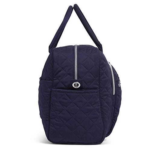 Vera Bradley Women's Performance Twill Weekender Travel Bag, Classic Navy, One Size 4 Vera Bradley Women's Performance Twill Weekender Travel Bag, Classic Navy, One Size - Image 4