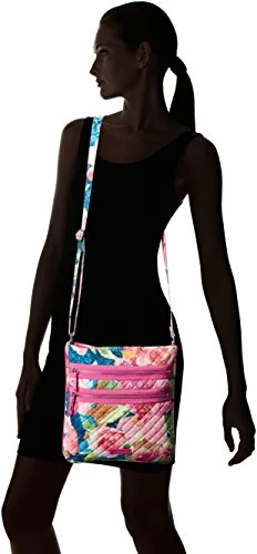Vera Bradley Iconic Triple Zip Hipster Crossbody, Signature Cotton, Superbloom 7 Vera Bradley Iconic Triple Zip Hipster Crossbody, Signature Cotton, Superbloom - Image 7