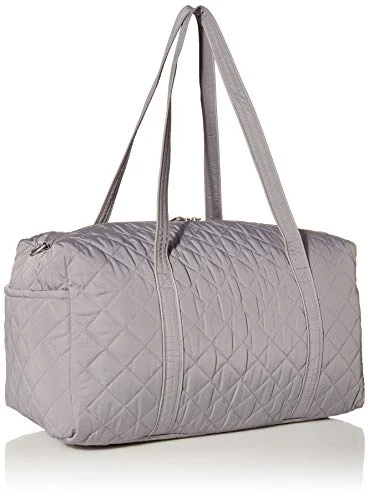 Vera Bradley Women's Performance Twill Medium Travel Duffle Bag, Tranquil Gray, One Size 6 Vera Bradley Women's Performance Twill Medium Travel Duffle Bag, Tranquil Gray, One Size - Image 6