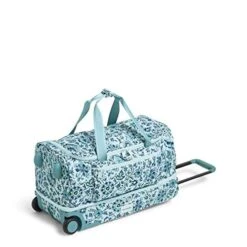 Vera Bradley Women's Recycled Lighten Up ReActive Foldable Duffel Rolling Suitcase, Cloud Floral, One Size 6 Vera Bradley Women's Recycled Lighten Up ReActive Foldable Duffel Rolling Suitcase, Cloud Floral, One Size -Vera Bradley 41GH4ouE38L