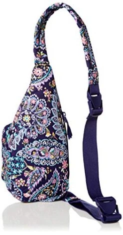 Vera Bradley Women's Signature Cotton Mini Sling Backpack, French Paisley, One Size -Vera Bradley 41MAiivKLYL