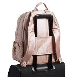 Vera Bradley Women's Signature Cotton Campus Backpack, Rose Quartz, One Size 8 Vera Bradley Women's Signature Cotton Campus Backpack, Rose Quartz, One Size -Vera Bradley 41Mit4cTVbL