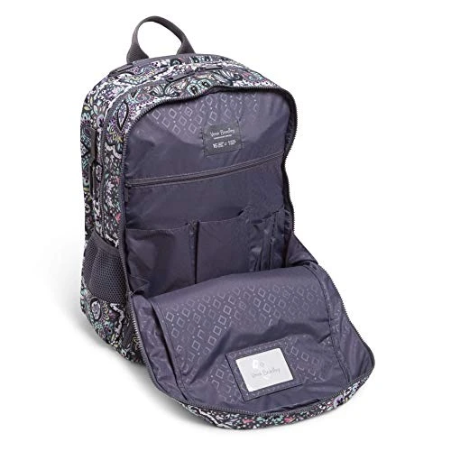 Vera Bradley Recycled Lighten Up Reactive Grand Backpack, Bonbon Medallion 4 Vera Bradley Recycled Lighten Up Reactive Grand Backpack, Bonbon Medallion - Image 4