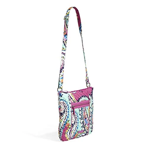 Vera Bradley Iconic Hipster Crossbody Bag, Signature Cotton, Wildflower Paisley 4 Vera Bradley Iconic Hipster Crossbody Bag, Signature Cotton, Wildflower Paisley - Image 4