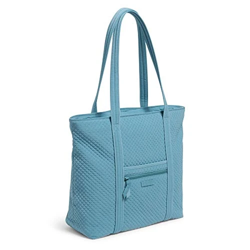 Vera Bradley Microfiber Vera Tote Bag, Seashore Blue 2 Vera Bradley Microfiber Vera Tote Bag, Seashore Blue - Image 2