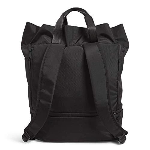 Vera Bradley Women's Recycled Lighten Up ReActive Sport Gym Bag, Black 4 Vera Bradley Women's Recycled Lighten Up ReActive Sport Gym Bag, Black - Image 4