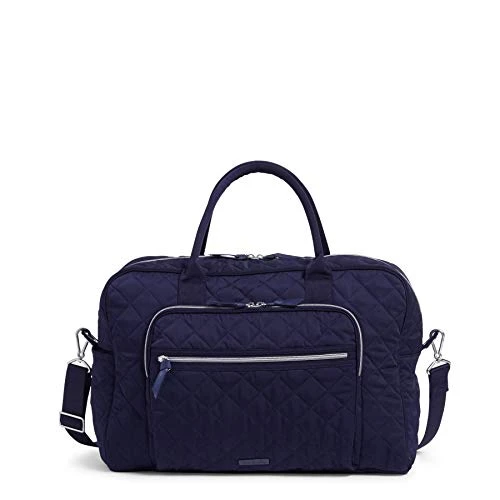 Vera Bradley Women's Performance Twill Weekender Travel Bag, Classic Navy, One Size 1 Vera Bradley Women's Performance Twill Weekender Travel Bag, Classic Navy, One Size