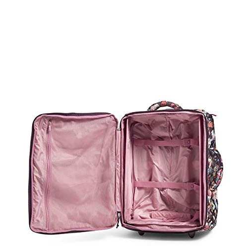 Vera Bradley Women's Lighten Up Small Softside Foldable Rolling Suitcase Luggage, Indiana Blossoms 3 Vera Bradley Women's Lighten Up Small Softside Foldable Rolling Suitcase Luggage, Indiana Blossoms - Image 3