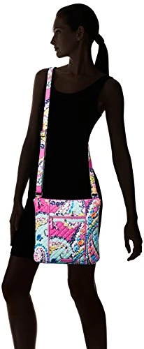 Vera Bradley Iconic Hipster Crossbody Bag, Signature Cotton, Wildflower Paisley 7 Vera Bradley Iconic Hipster Crossbody Bag, Signature Cotton, Wildflower Paisley - Image 7