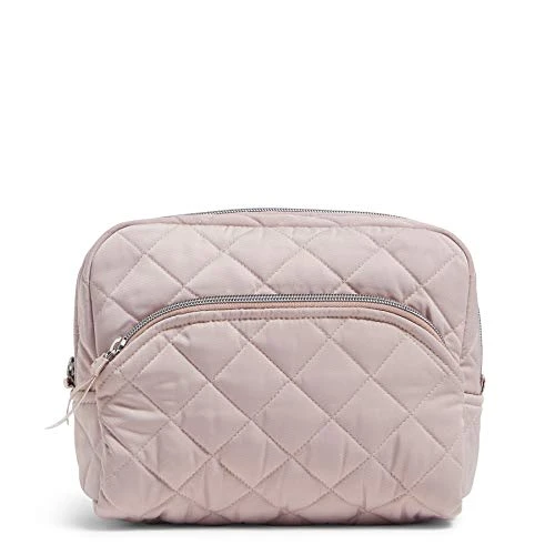 Vera Bradley Women's Performance Twill Large Cosmetic Makeup Organizer Bag, Dover Mauve, One Size 1 Vera Bradley Women's Performance Twill Large Cosmetic Makeup Organizer Bag, Dover Mauve, One Size
