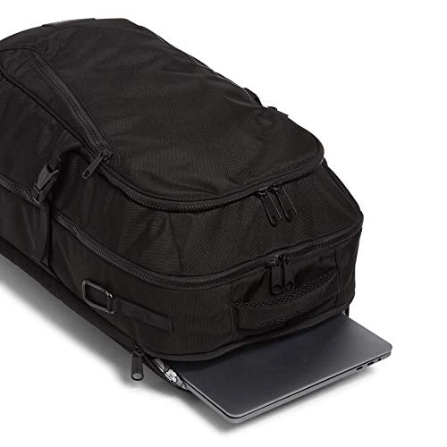 Vera Bradley Recycled Lighten Up Reactive Lay Flat Travel Backpack, Black 4 Vera Bradley Recycled Lighten Up Reactive Lay Flat Travel Backpack, Black - Image 4