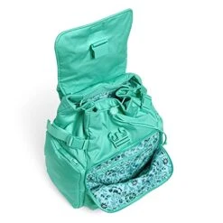 Vera Bradley Utility Backpack, Turquoise Sky-Recycled Cotton -Vera Bradley 41tkATx pjS