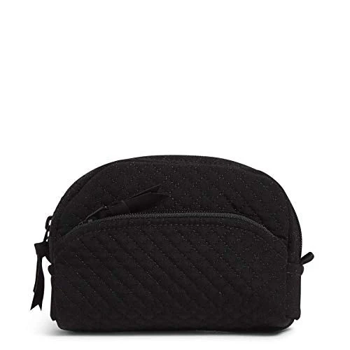 Vera Bradley Women's Microfiber Mini Cosmetic Makeup Organizer Bag, Black, One Size 1 Vera Bradley Women's Microfiber Mini Cosmetic Makeup Organizer Bag, Black, One Size