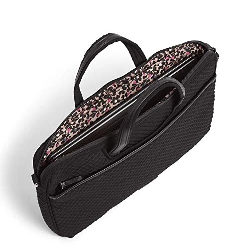 Vera Bradley Women's Microfiber Slim Laptop Case, Classic Black 3 Vera Bradley Women's Microfiber Slim Laptop Case, Classic Black - Image 3