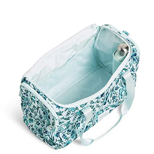 Vera Bradley Women's Recycled Lighten Up ReActive Small Gym Travel Bag, Cloud Floral, One Size 4 Vera Bradley Women's Recycled Lighten Up ReActive Small Gym Travel Bag, Cloud Floral, One Size - Image 4