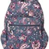 Vera Bradley Women's Signature Cotton Campus Backpack, Felicity Paisley, One Size