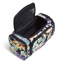 Vera Bradley Women's Recycled Lighten Up Reactive Large Travel Cosmetic Makeup Organizer Bag, Happy Blooms Cross-Stitch, One Size 6 Vera Bradley Women's Recycled Lighten Up Reactive Large Travel Cosmetic Makeup Organizer Bag, Happy Blooms Cross-Stitch, One Size -Vera Bradley 510mkf0Ef6L