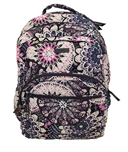 Vera Bradley Women's Large Essential Backpack (Mimosa Medallion) 1 Vera Bradley Women's Large Essential Backpack (Mimosa Medallion)