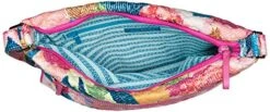 Vera Bradley Iconic Triple Zip Hipster Crossbody, Signature Cotton, Superbloom 12 Vera Bradley Iconic Triple Zip Hipster Crossbody, Signature Cotton, Superbloom -Vera Bradley 512m91lshlL