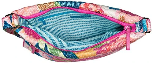 Vera Bradley Iconic Triple Zip Hipster Crossbody, Signature Cotton, Superbloom 6 Vera Bradley Iconic Triple Zip Hipster Crossbody, Signature Cotton, Superbloom - Image 6