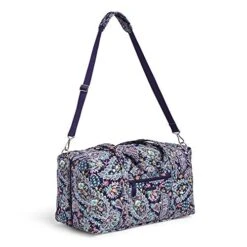 Vera Bradley Women's Cotton Lay Flat Travel Duffle Bag, French Paisley, One Size 9 Vera Bradley Women's Cotton Lay Flat Travel Duffle Bag, French Paisley, One Size -Vera Bradley 514As h93HL