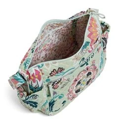 Vera Bradley Iconic On The Go Crossbody, Signature Cotton, Mint Flowers -Vera Bradley 514BweMMhFL