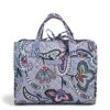 Vera Bradley Women's Signature Cotton Hanging Travel Organizer, Makani Paisley, One Size