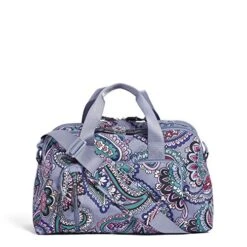 Vera Bradley Women's Lighten Up Compact Weekender Travel Bag, Kona Paisley