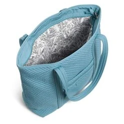 Vera Bradley Microfiber Vera Tote Bag, Seashore Blue 5 Vera Bradley Microfiber Vera Tote Bag, Seashore Blue -Vera Bradley 518mGoOB59L