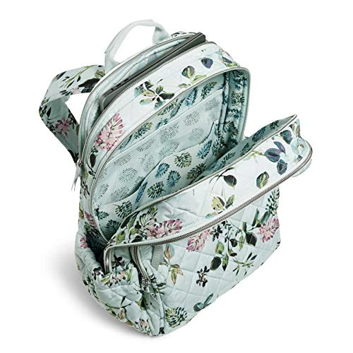 Vera Bradley Performance Twill XL Campus Backpack, Seawater Blooms 6 Vera Bradley Performance Twill XL Campus Backpack, Seawater Blooms - Image 6