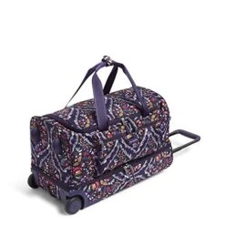 Vera Bradley Women's Duffle Luggage Lighten Up Foldable Duffel Rolling Suitcase, Foxwood Meadow, One Size 7 Vera Bradley Women's Duffle Luggage Lighten Up Foldable Duffel Rolling Suitcase, Foxwood Meadow, One Size -Vera Bradley 51B7sLrV8nL