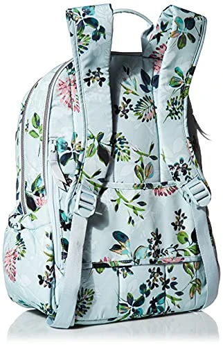Vera Bradley Performance Twill Campus Backpack, Seawater Blooms 7 Vera Bradley Performance Twill Campus Backpack, Seawater Blooms - Image 7