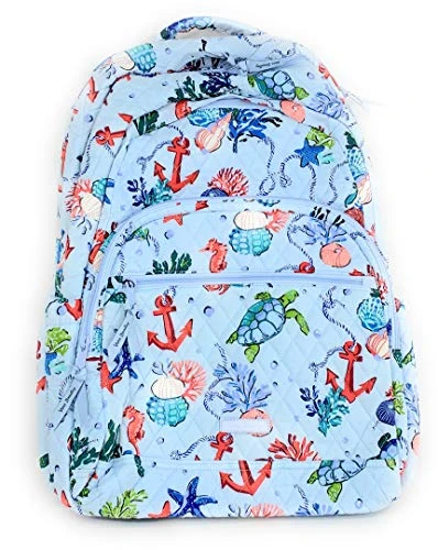 Vera Bradley Essential Large Backpack Quilted Cotton Anchor Aweigh 1 Vera Bradley Essential Large Backpack Quilted Cotton Anchor Aweigh