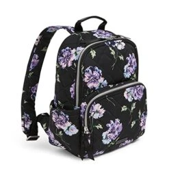 Vera Bradley Womens Performance Twill Small Backpack Bookbag, Floating Plum Pansies, One Size US 9 Vera Bradley Womens Performance Twill Small Backpack Bookbag, Floating Plum Pansies, One Size US -Vera Bradley 51CUKtTaxPL