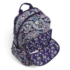 Vera Bradley Women's Signature Cotton Campus Backpack, French Paisley, One Size -Vera Bradley 51EQPqS2ApL