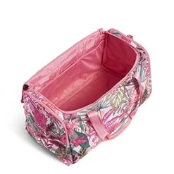 Vera Bradley Women's Recycled Lighten Up Reactive Travel Duffle Bag, Rain Forest Canopy Coral, One Size 5 Vera Bradley Women's Recycled Lighten Up Reactive Travel Duffle Bag, Rain Forest Canopy Coral, One Size -Vera Bradley 51GxqXy4HvS