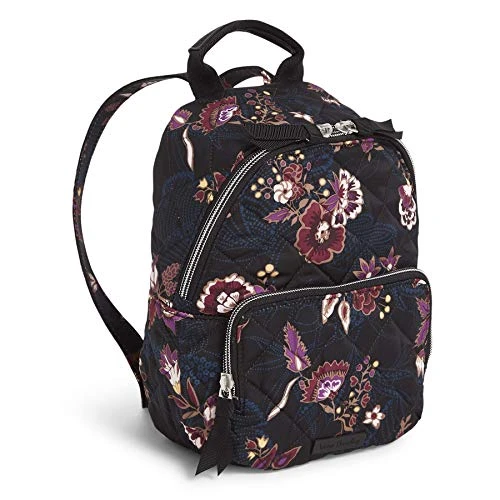 Vera Bradley Women's Performance Twill Mini Backpack, Garden Dream, One Size 3 Vera Bradley Women's Performance Twill Mini Backpack, Garden Dream, One Size - Image 3