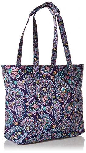 Vera Bradley Cotton Get Carried Away Tote Bag, French Paisley 6 Vera Bradley Cotton Get Carried Away Tote Bag, French Paisley - Image 6