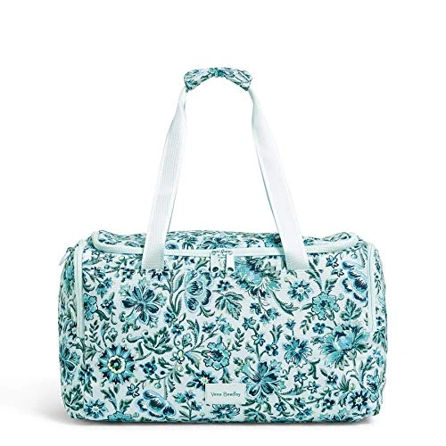Vera Bradley Women's Recycled Lighten Up ReActive Small Gym Travel Bag, Cloud Floral, One Size 1 Vera Bradley Women's Recycled Lighten Up ReActive Small Gym Travel Bag, Cloud Floral, One Size
